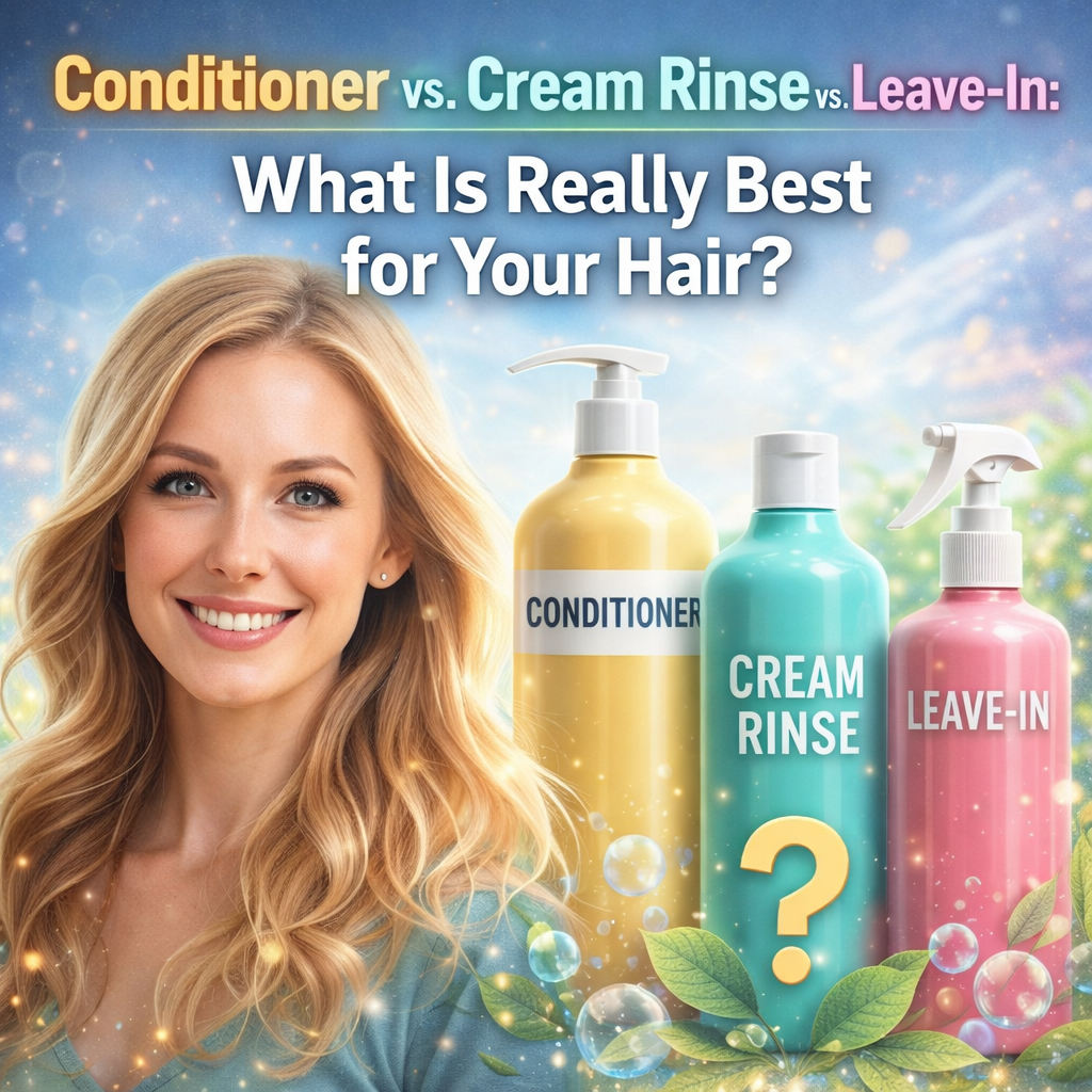 Conditioner vs. Cream Rinse vs. Leave-In: What Is Really Best for Your Hair? - SAP Salon 614 Conditioner vs. Cream Rinse vs. Leave-In: What Is Really Best for Your Hair?